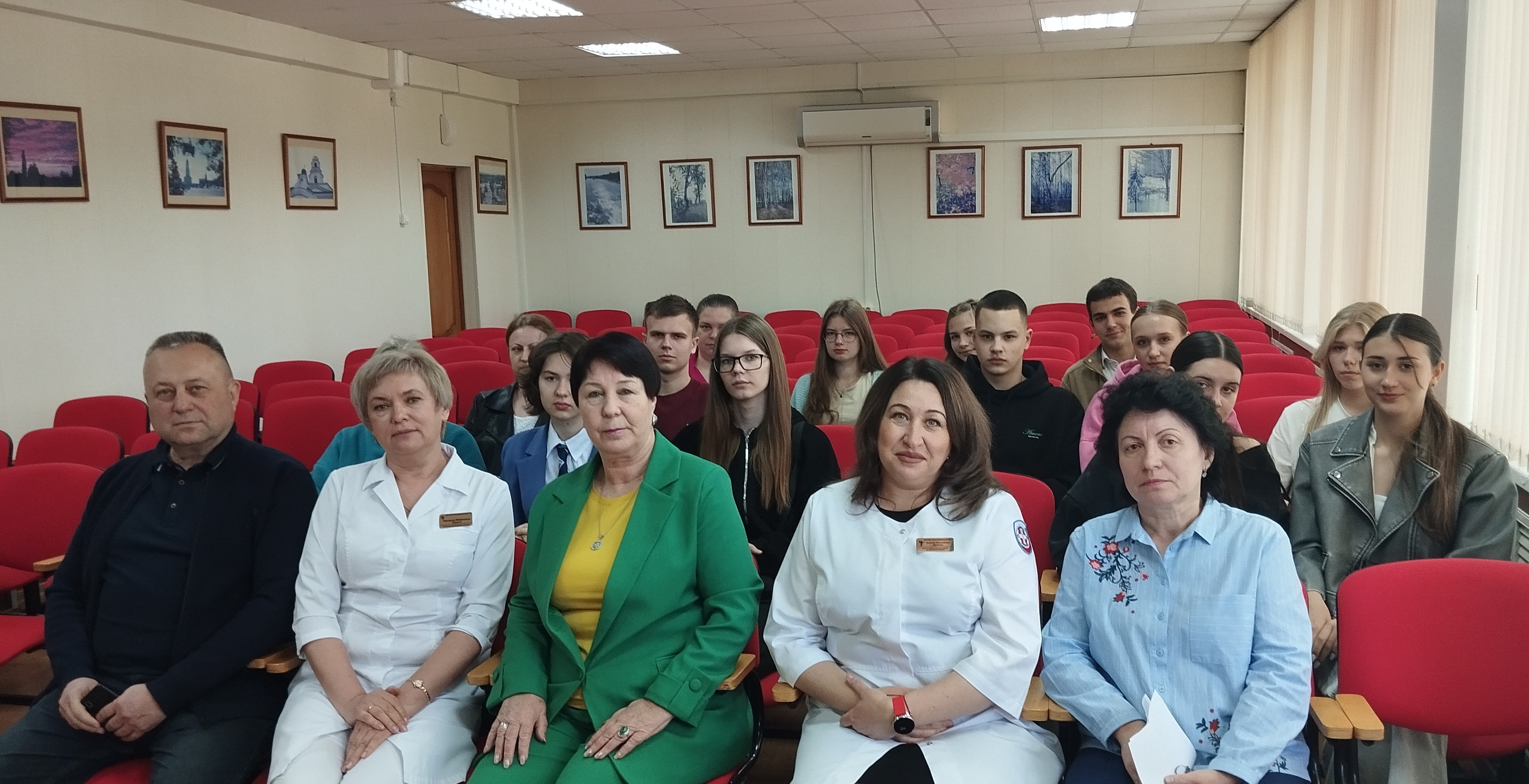 Профориентационное занятие в Россошанской РБ.