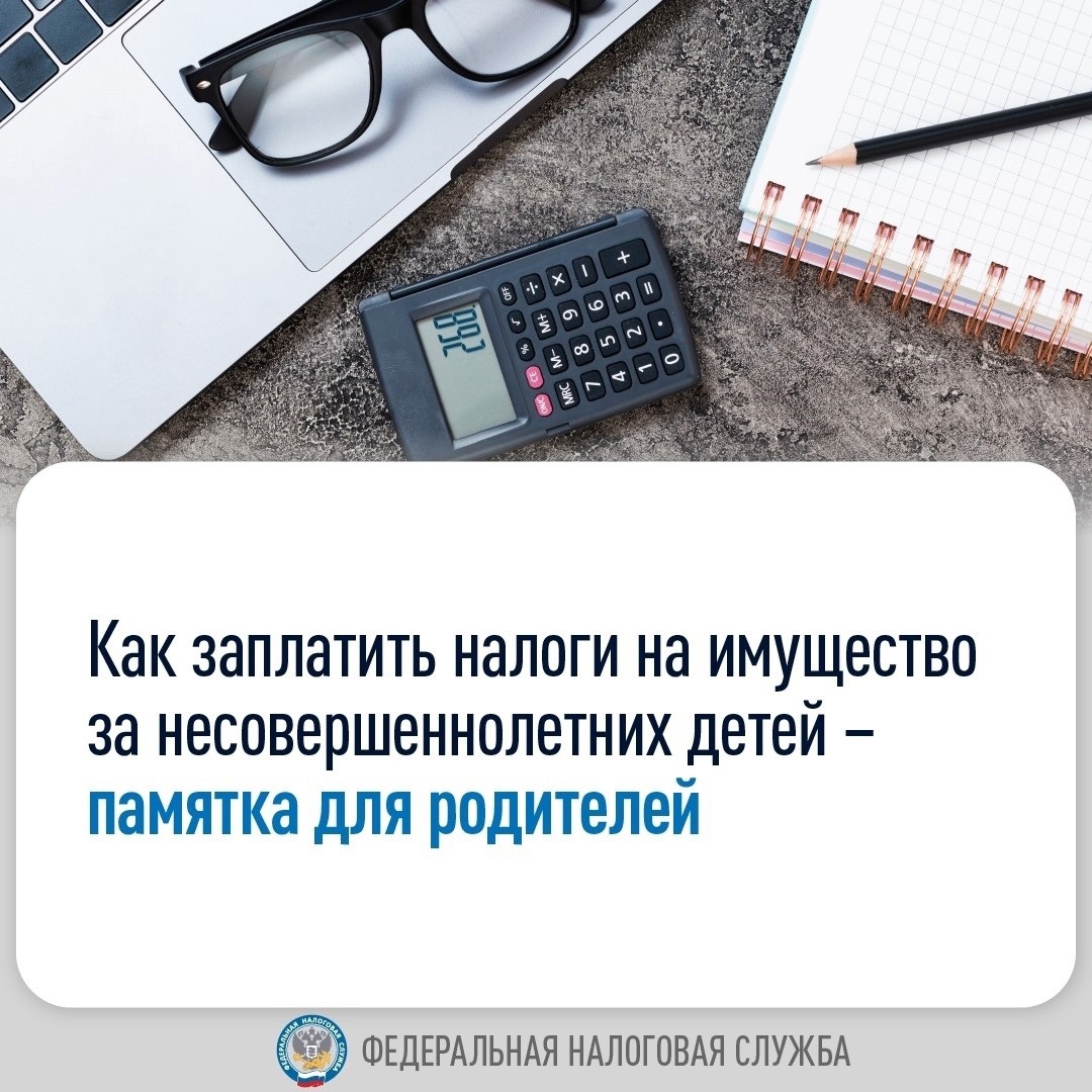 Как заплатить налоги на имущество за несовершеннолетних детей – памятка для родителей.