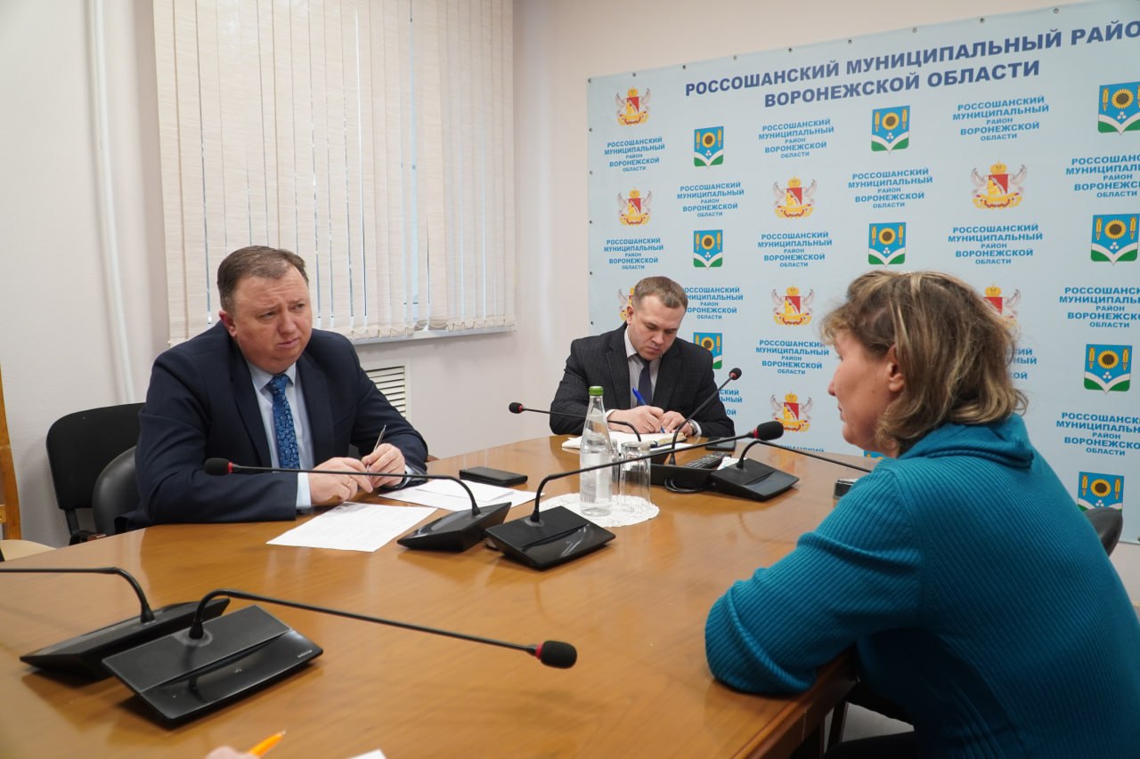 На личном приёме.
