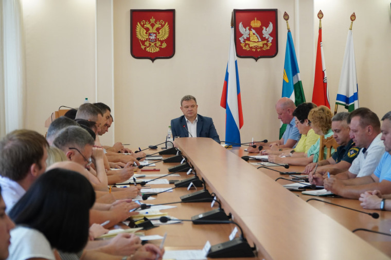 На районной планёрке. На районной планёрке.