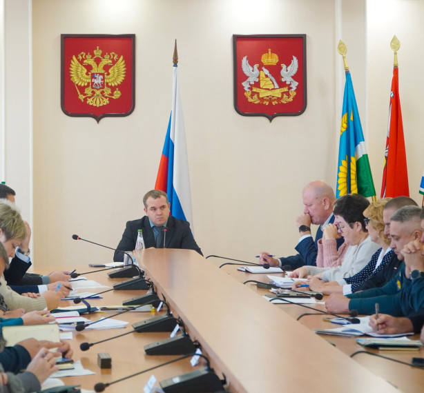 На районной планёрке. На районной планёрке.